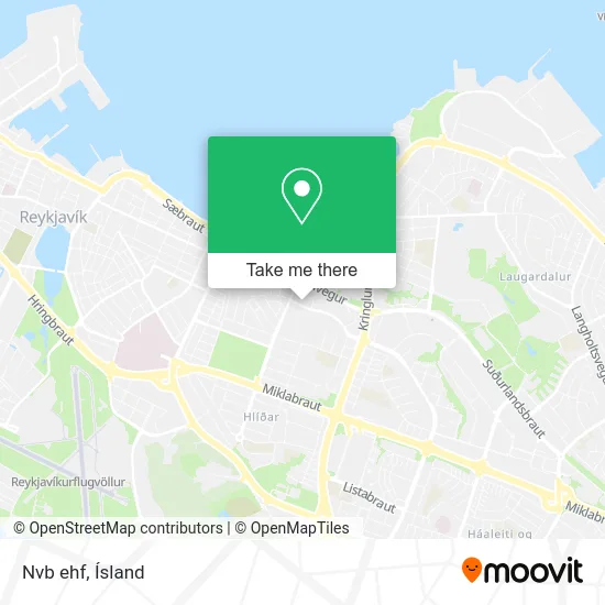 Nvb ehf map
