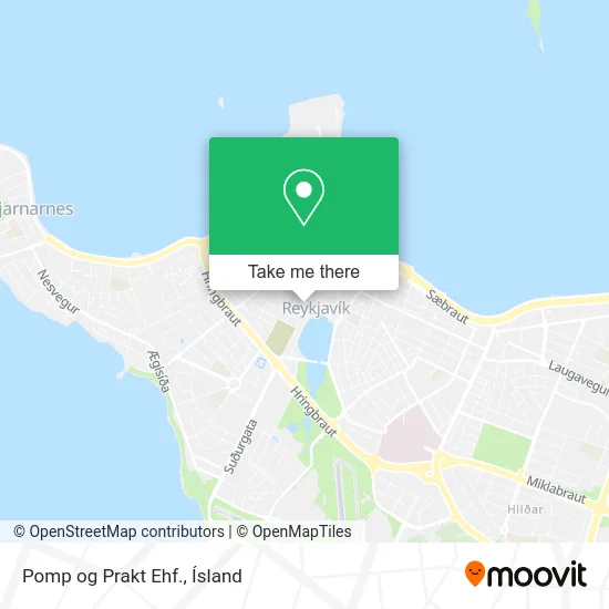 Pomp og Prakt Ehf. map