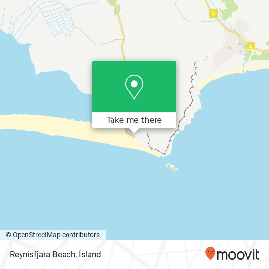 Reynisfjara Beach map