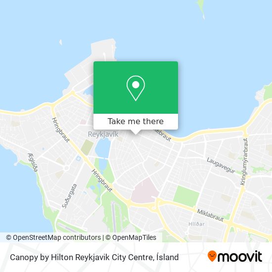 Canopy by Hilton Reykjavik City Centre map