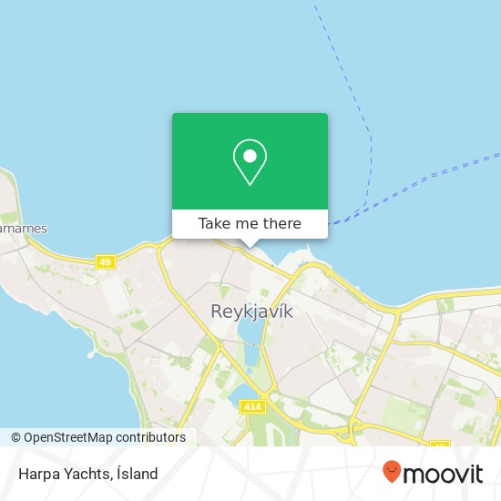 Harpa Yachts map