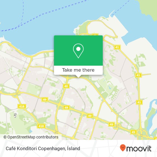 Café Konditori Copenhagen map