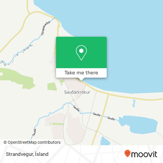 Strandvegur map