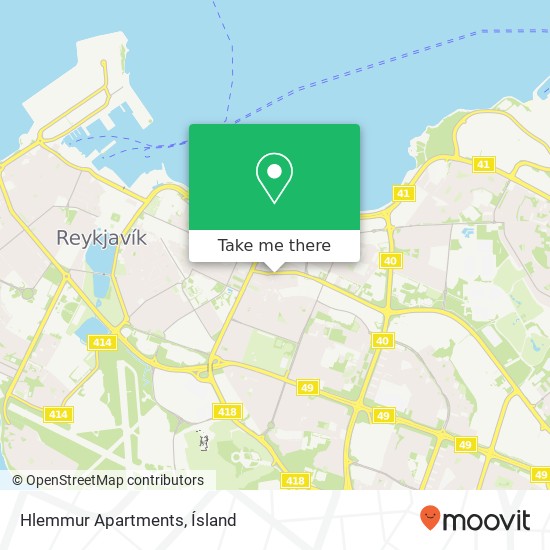 Hlemmur Apartments map