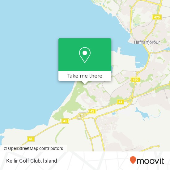 Keilir Golf Club map