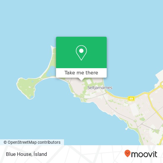 Mapa Blue House