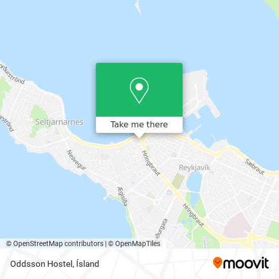 Oddsson Hostel map