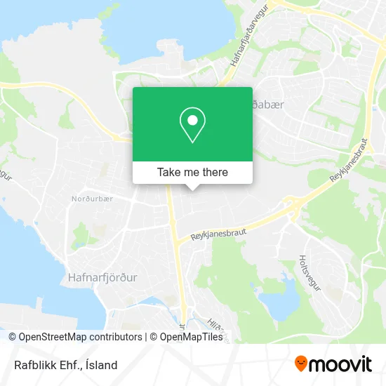 Rafblikk Ehf. map