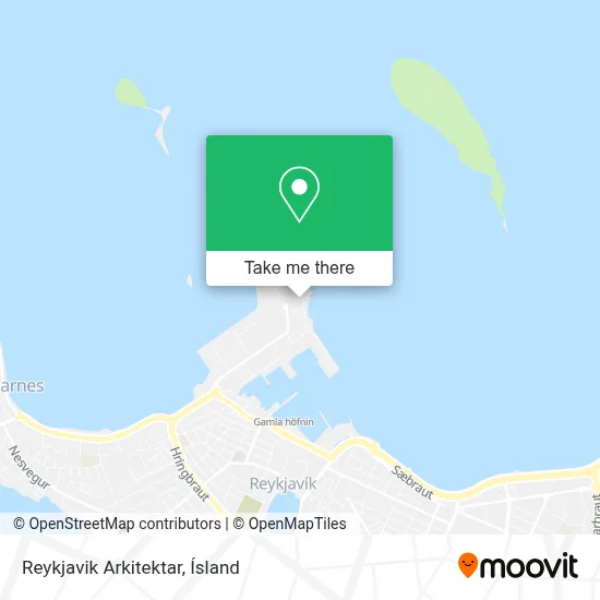 Reykjavik Arkitektar map