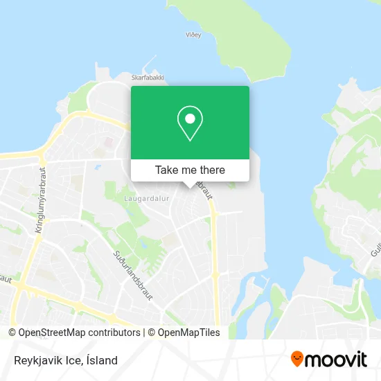 Reykjavik Ice map