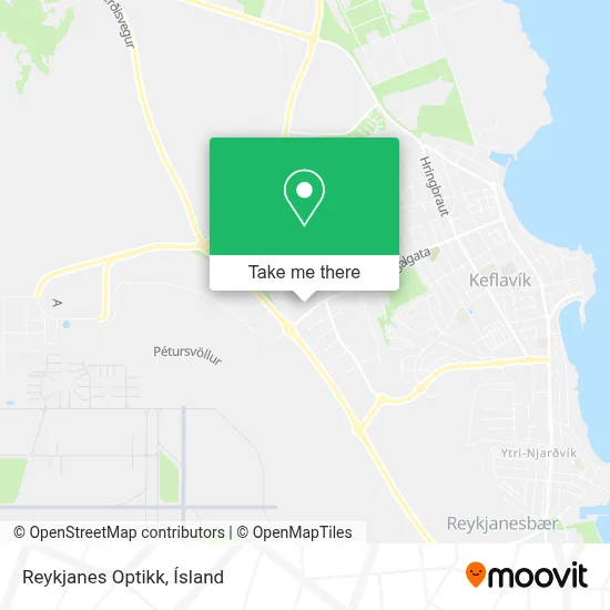 Reykjanes Optikk map