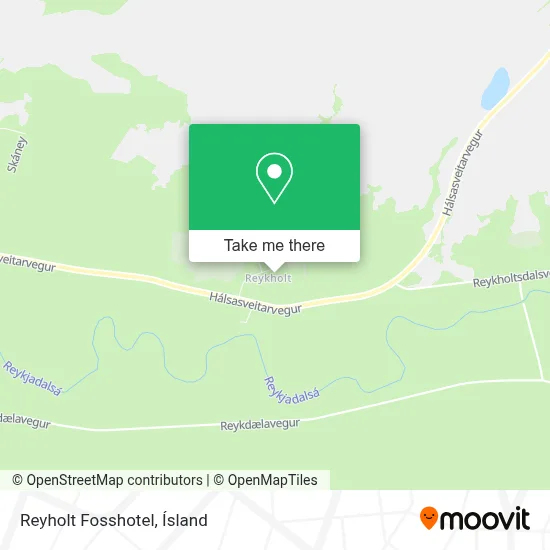 Reyholt Fosshotel map
