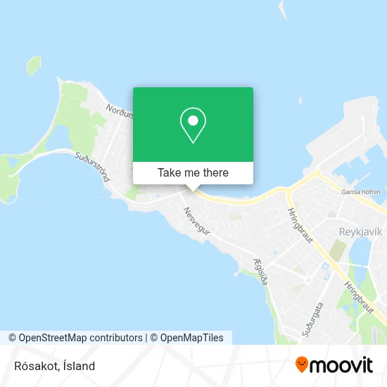 Rósakot map