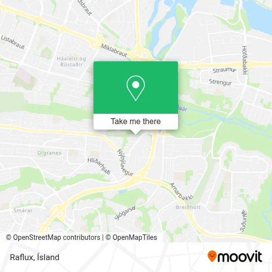 Raflux map