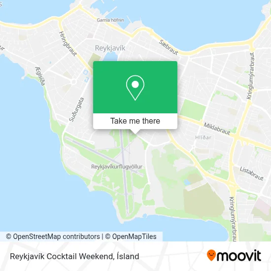 Reykjavík Cocktail Weekend map