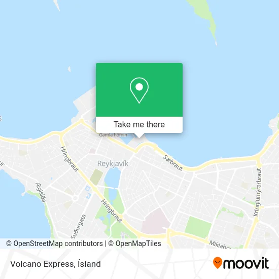 Volcano Express map