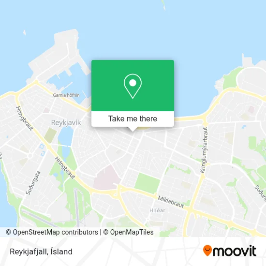 Reykjafjall map