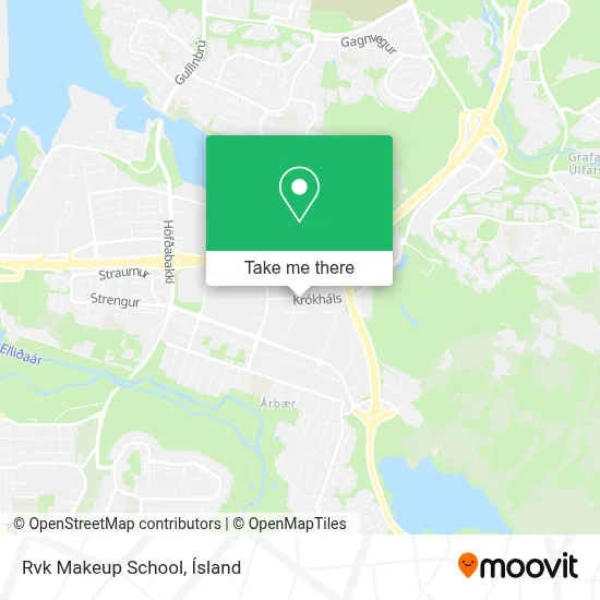 Rvk Makeup School map