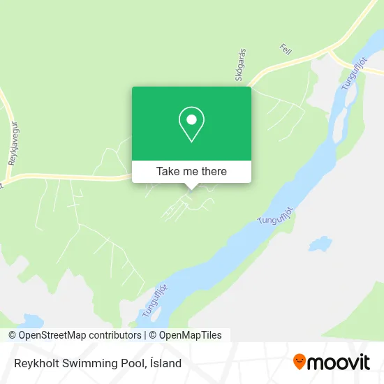 Reykholt Swimming Pool map