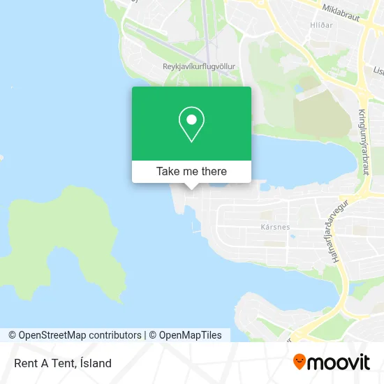 Rent A Tent map