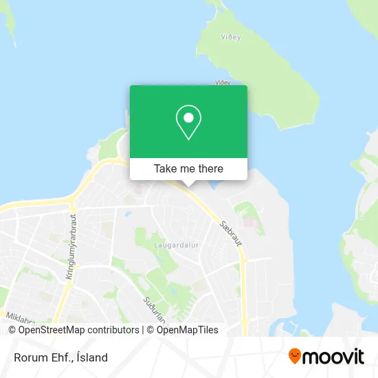 Rorum Ehf. map