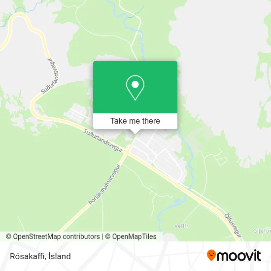 Rósakaffi map