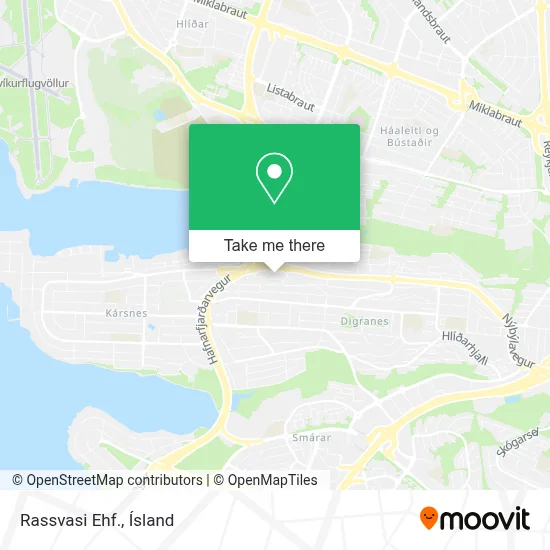 Rassvasi Ehf. map