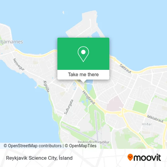 Reykjavik Science City map