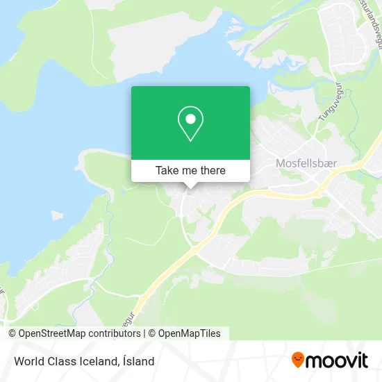 World Class Iceland map