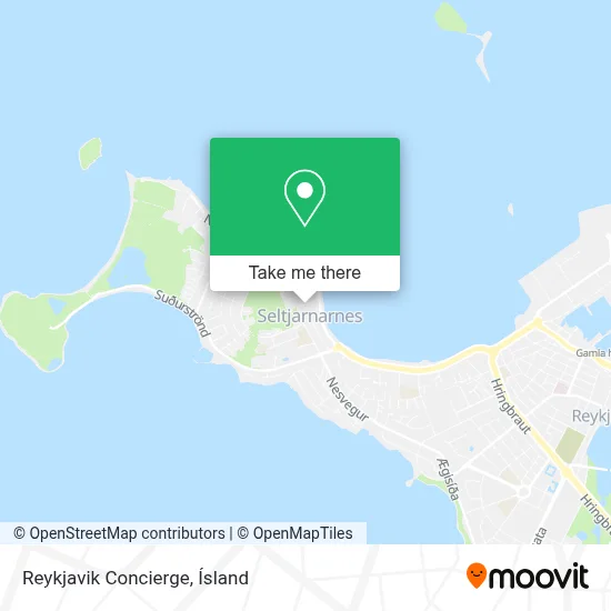 Reykjavik Concierge map