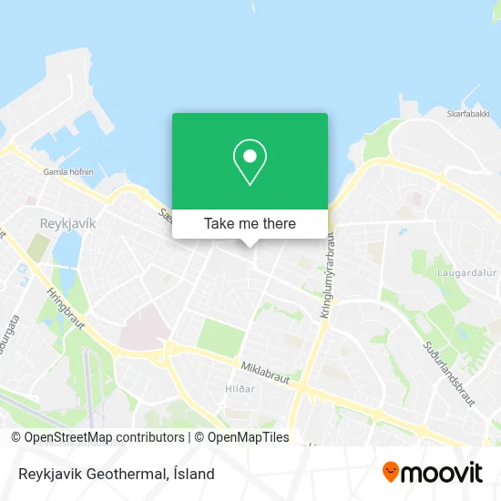 Reykjavik Geothermal map