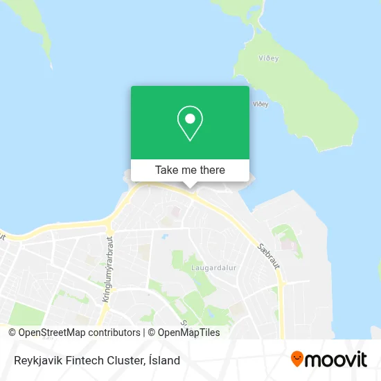 Reykjavik Fintech Cluster map