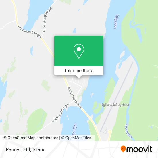 Raunvit Ehf map