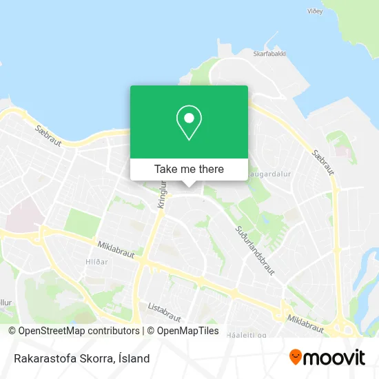 Rakarastofa Skorra map