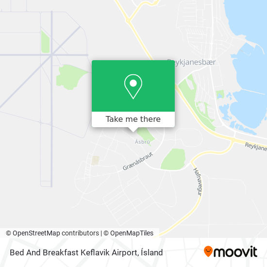 Bed And Breakfast Keflavik Airport map