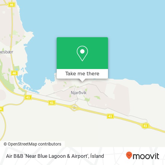 Air B&B 'Near Blue Lagoon & Airport' map