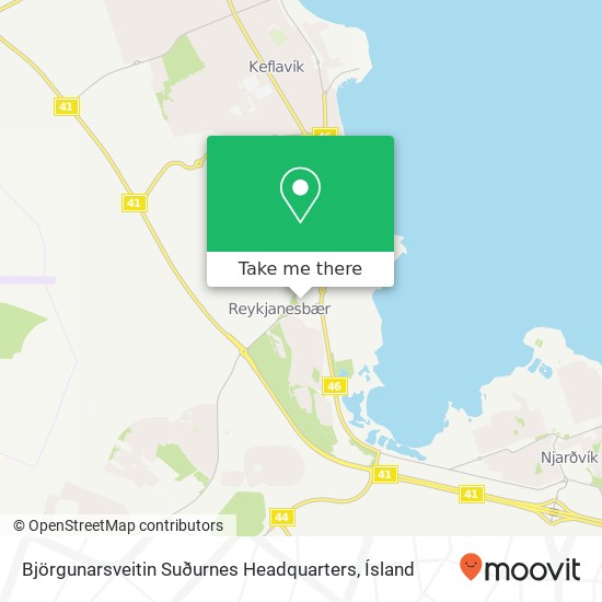 Björgunarsveitin Suðurnes Headquarters map