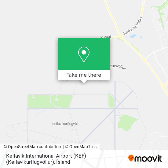Keflavik International Airport (KEF) (Keflavíkurflugvöllur) map