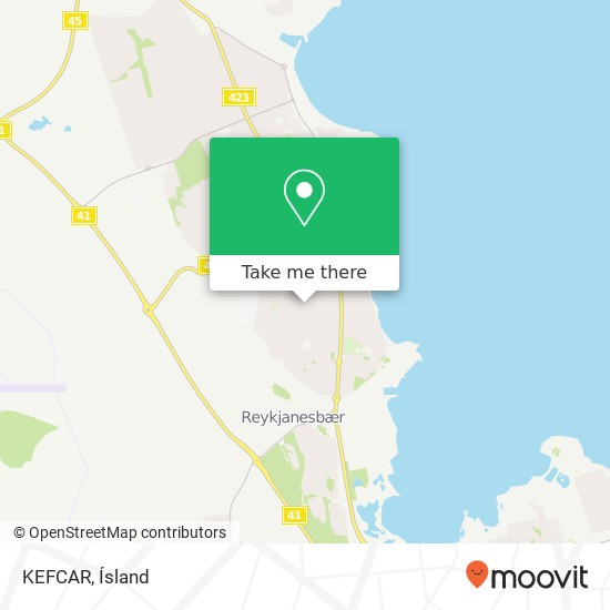 KEFCAR map