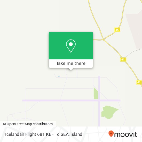 Icelandair Flight 681 KEF To SEA map