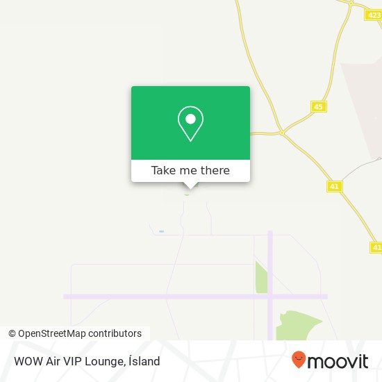 Mapa WOW Air VIP Lounge