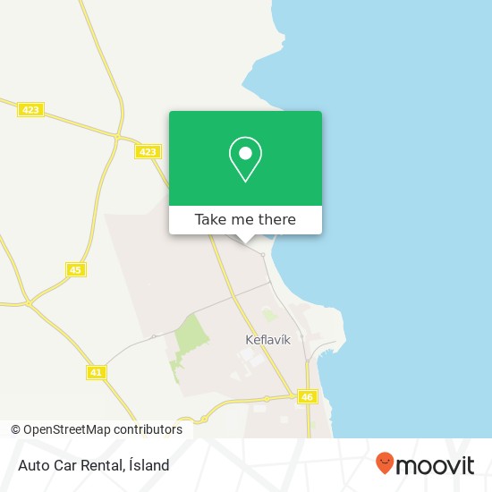 Auto Car Rental map