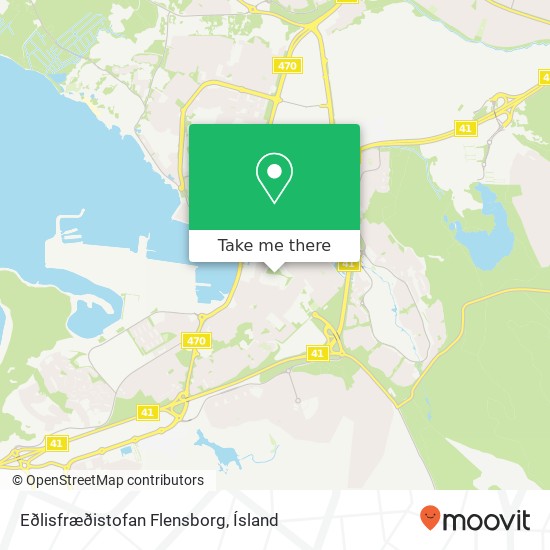Eðlisfræðistofan Flensborg map