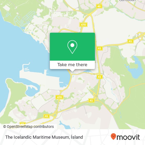 The Icelandic Maritime Museum map