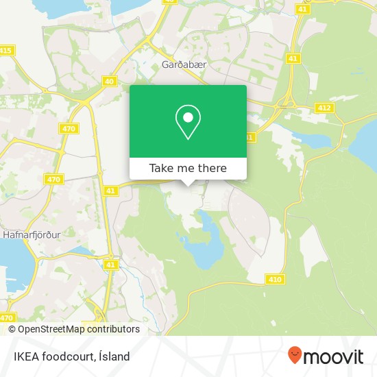 Mapa IKEA foodcourt