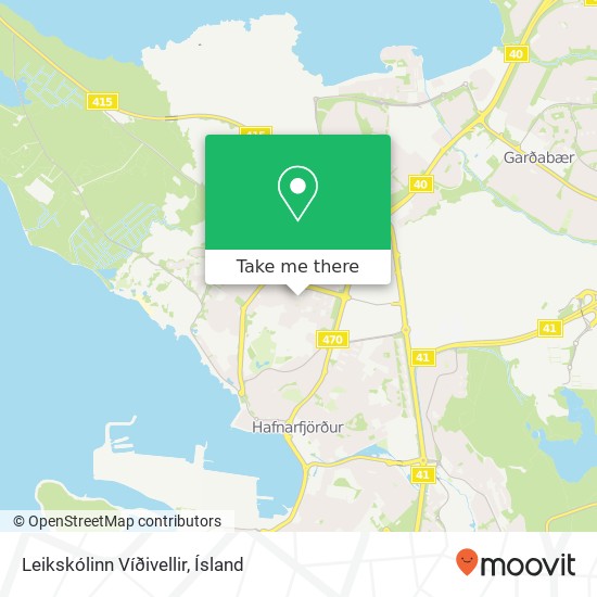 Leikskólinn Víðivellir map