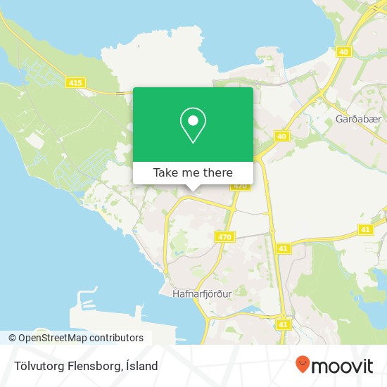 Mapa Tölvutorg Flensborg