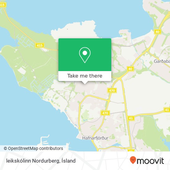 leikskólinn Nordurberg map
