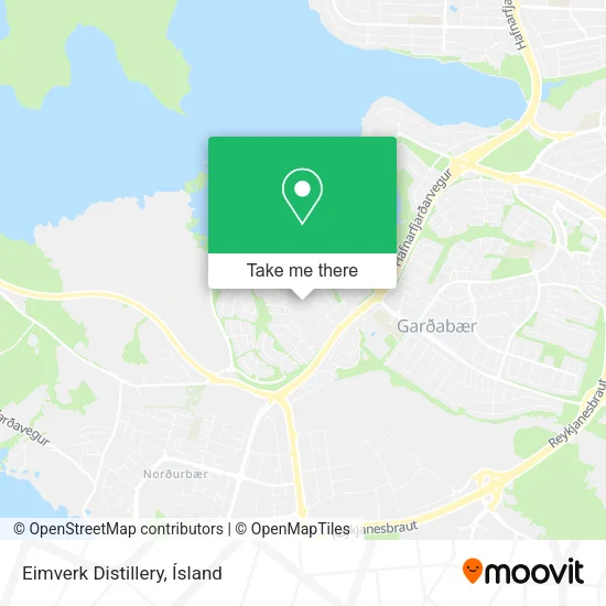 Eimverk Distillery map