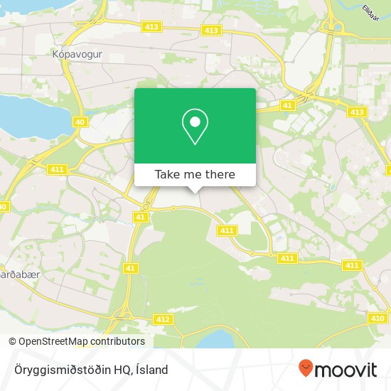 Öryggismiðstöðin HQ map